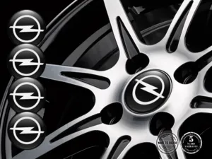 Opel Decalcomania Ruote Stile Loghi Gara Cupola